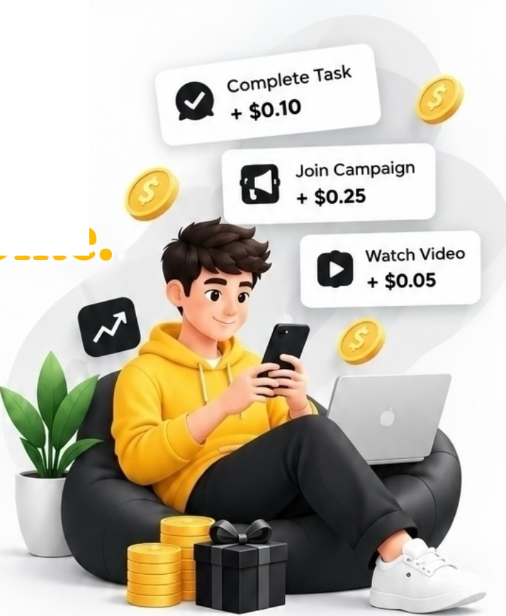 EarningHub earning tasks illustration